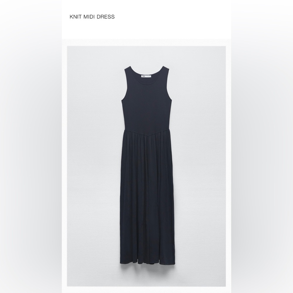 Zara Knit Midi Dress